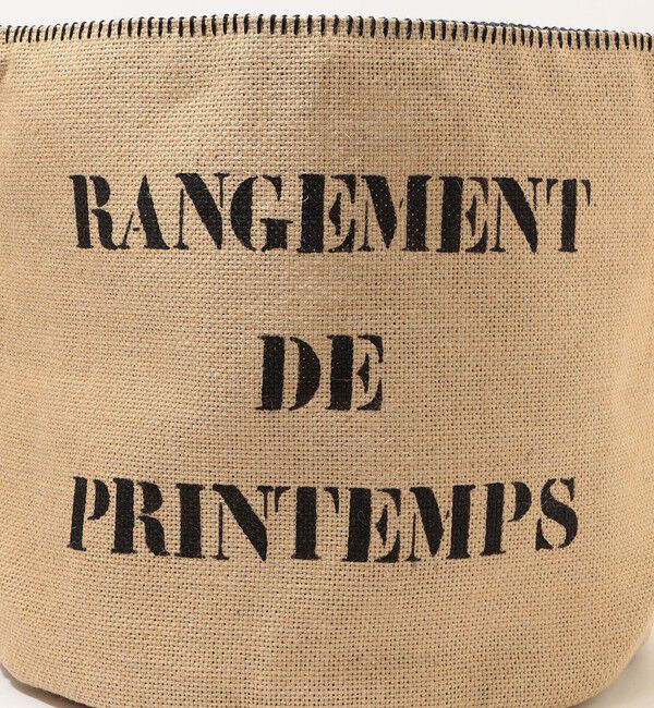 TOMORROWLAND HOME「ジュート ランドリーバスケットバッグ」|トイレタリー・ランドリーグッズ|