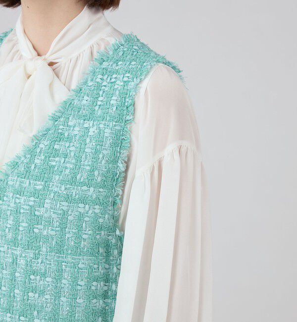 Ballsey「Jade vine Vネックワンピース」|ワンピース|