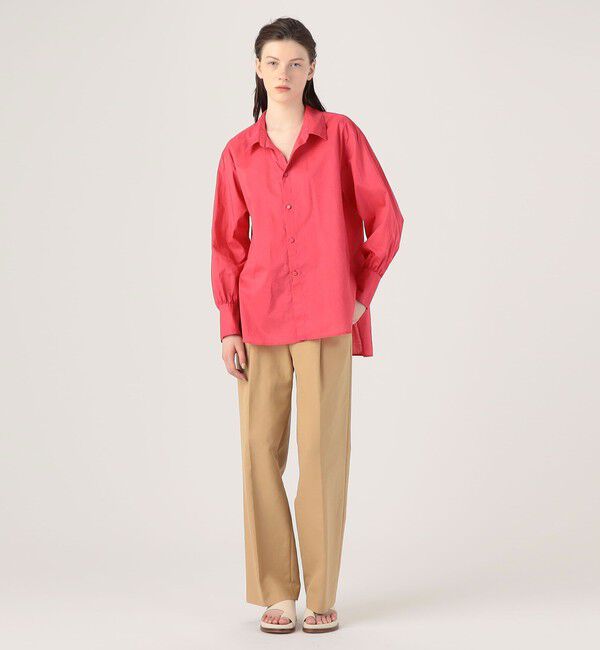 MACPHEE「コーマローン オープンカラーシャツ」|シャツ・ブラウス|