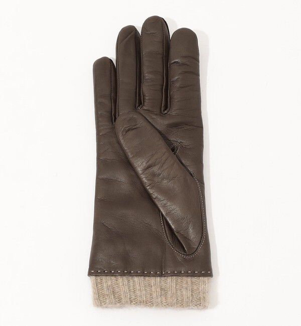 TOMORROWLAND GOODS「Milona Paris ニットコンビグローブ」|手袋|