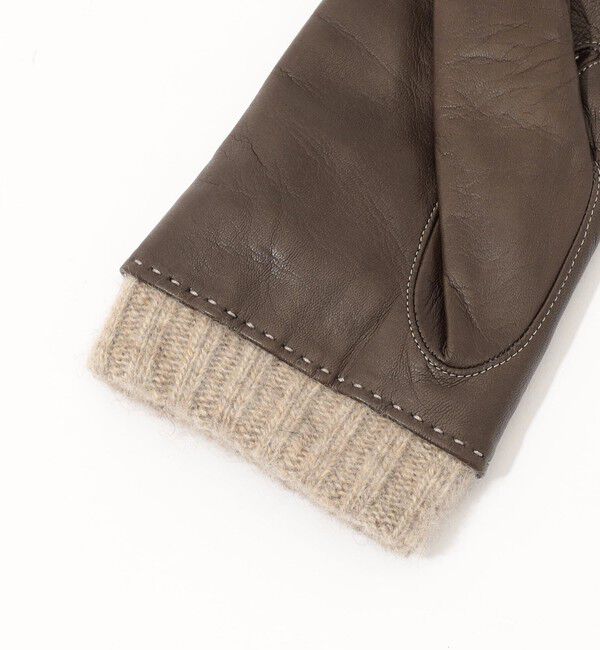 TOMORROWLAND GOODS「Milona Paris ニットコンビグローブ」|手袋|