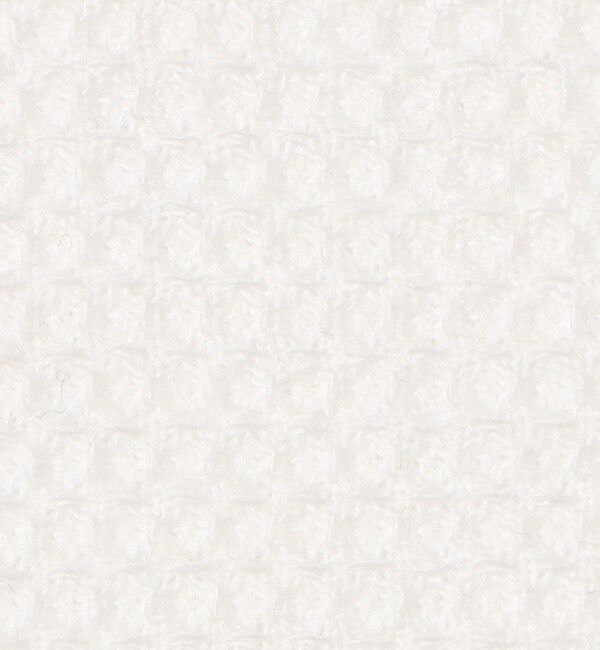 BACCA「ワッフルクロス ギャザードブラウス」|シャツ・ブラウス|