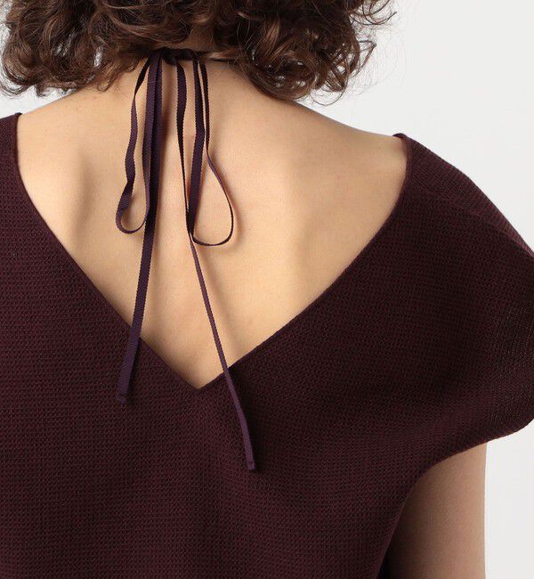 BACCA「ワッフルクロス ギャザードブラウス」|シャツ・ブラウス|