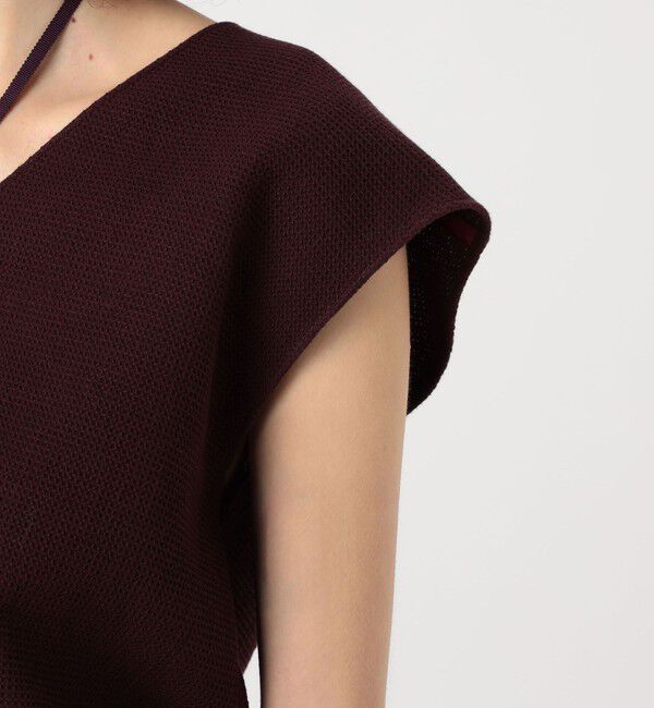 BACCA「ワッフルクロス ギャザードブラウス」|シャツ・ブラウス|