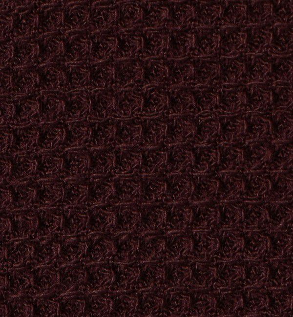 BACCA「ワッフルクロス ギャザードブラウス」|シャツ・ブラウス|