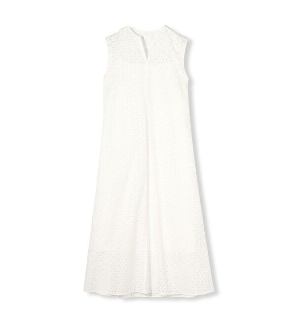Ballsey「サークルエンブロイダリー ロングワンピース」|ワンピース|11 ホワイト