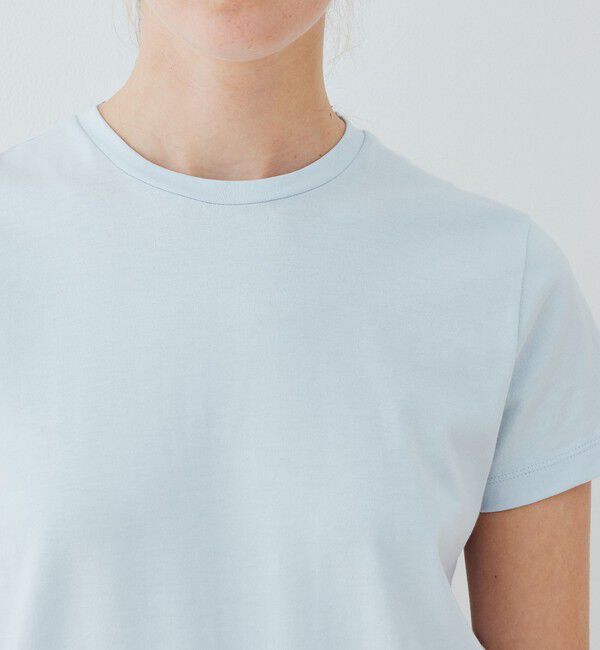GALERIE VIE「ファインコットン クルーネックTシャツ」|Tシャツ・カットソー|
