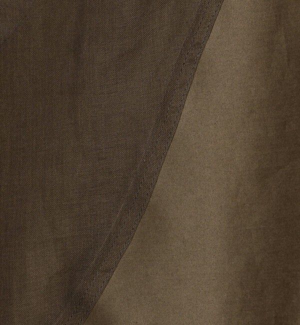 BACCA「コットンバックサテン オーガンジーコンビドレス」|ワンピース|