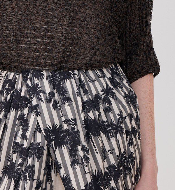 GALERIE VIE「コースタルフローラプリント アシンメトリーパンツ」|その他|