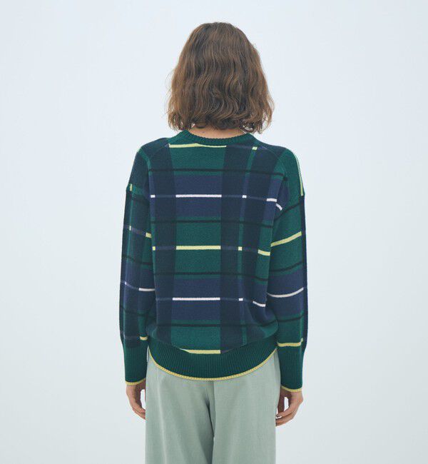 MACPHEE「NZ LAMBS プリント クルーネックプルオーバー」|ニット・セーター|