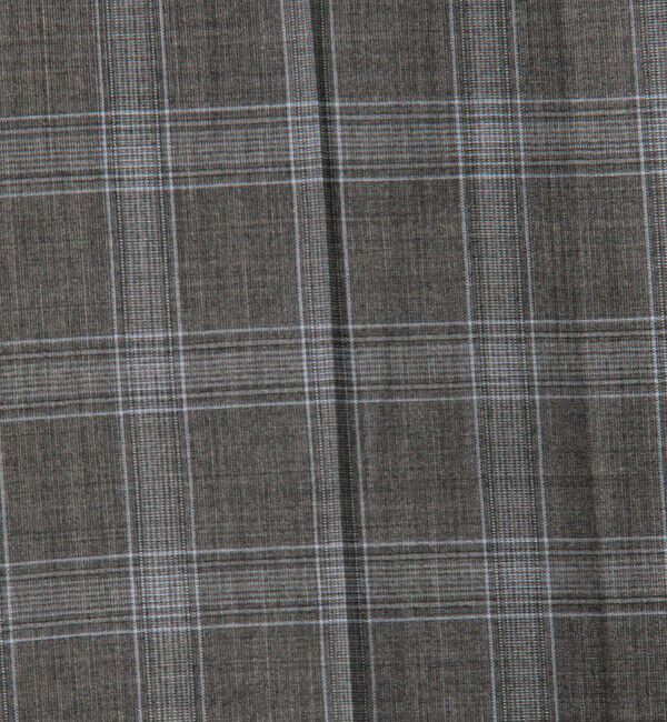 Edition「Super140's ウールトロピカル チェックスラックス」|スラックス|