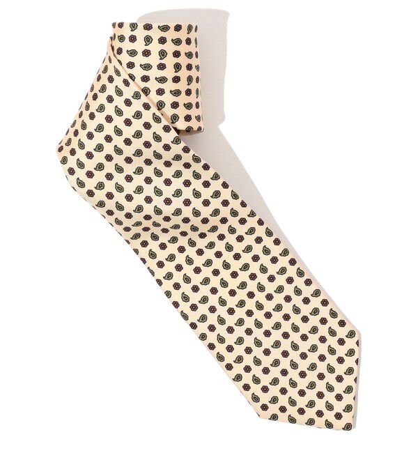 TOMORROWLAND GOODS「ERRICO FORMICOLA シルクプリント 小紋柄ネクタイ」|ネクタイ・蝶ネクタイ|12 ホワイト系