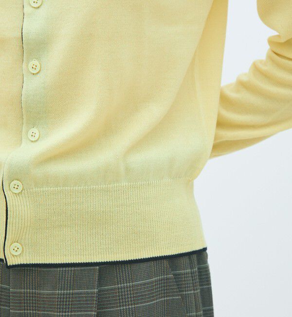 MACPHEE「プレーンウール クルーネックカーディガン」|カーディガン|