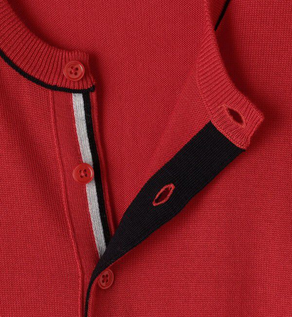 MACPHEE「プレーンウール クルーネックカーディガン」|カーディガン|