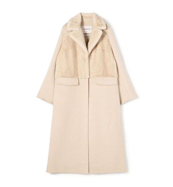 TOMORROWLAND BUYING WEAR「VALENTINI 1972 ロングコート」|チェスターコート|42 ライトベージュ系