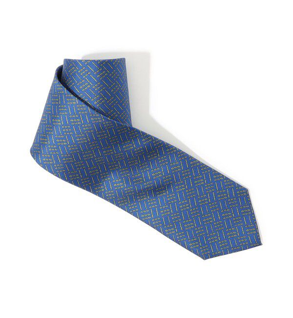 TOMORROWLAND GOODS「LE LYS シルクプリントネクタイ」|ネクタイ・蝶ネクタイ|66 ブルー系