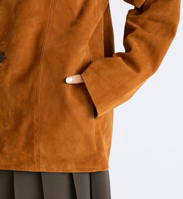 Edition「ゴートスエード カバーオール」|ブルゾン・スタジャン|