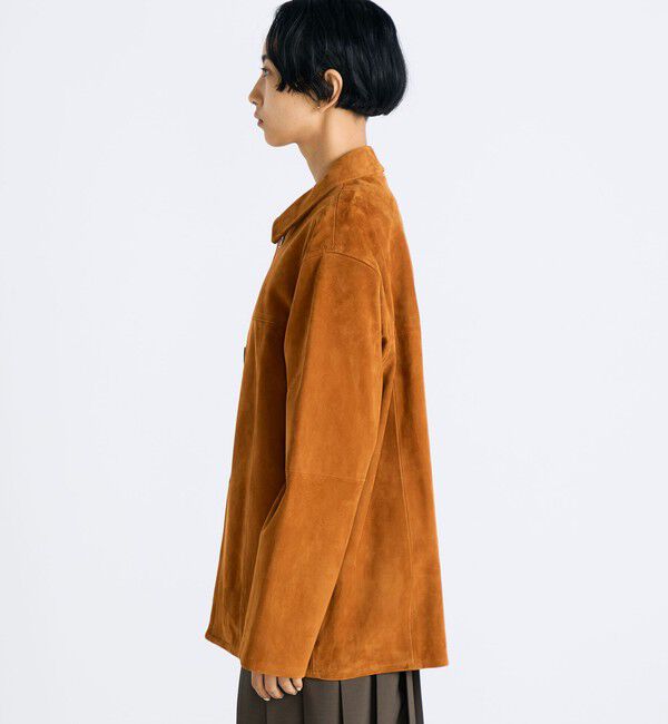 Edition「ゴートスエード カバーオール」|ブルゾン・スタジャン|