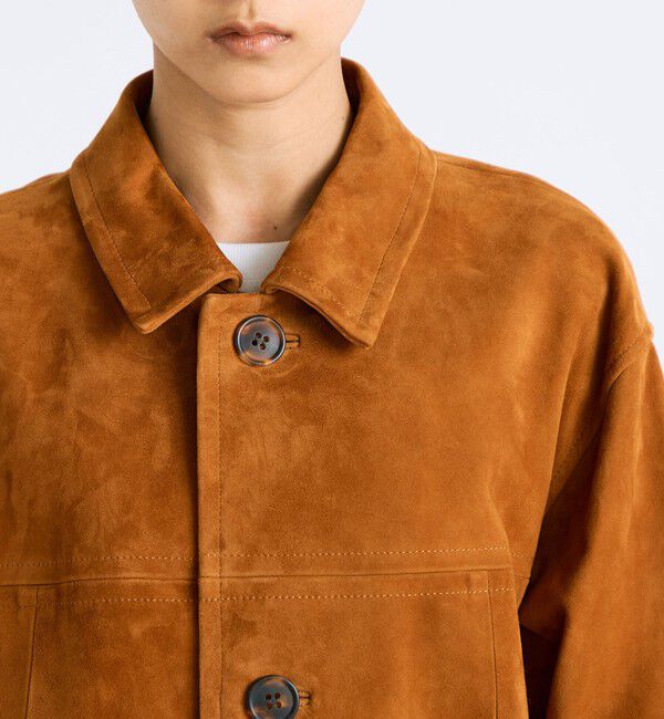 Edition「ゴートスエード カバーオール」|ブルゾン・スタジャン|