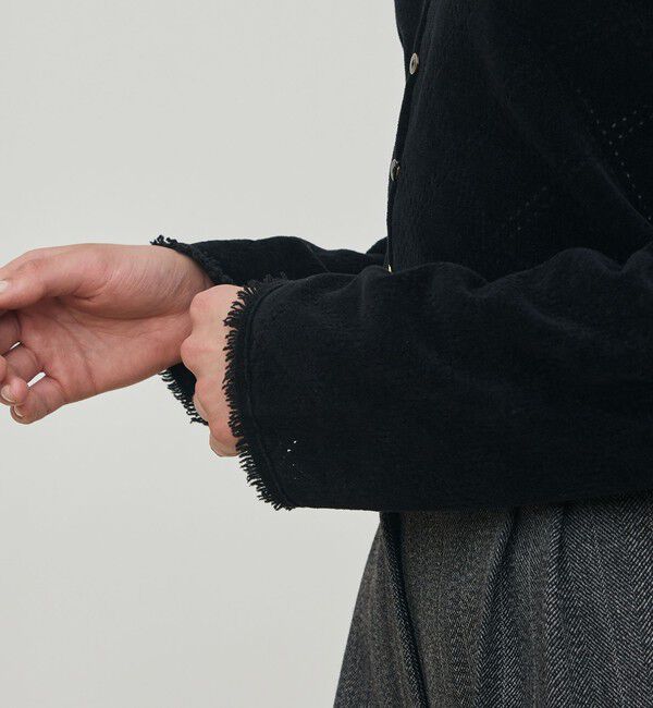 DES PRES「コットンシェニールヤーン カーディガン」|カーディガン|