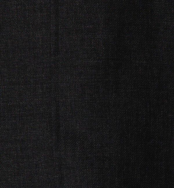 DES PRES「ダブルフェイスツイル オープンカラーコート」|ノーカラーコート|