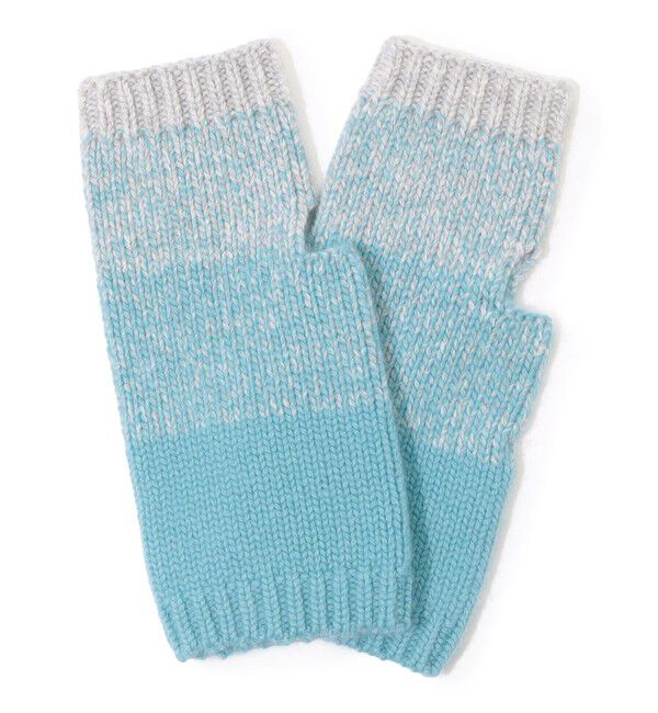 TOMORROWLAND GOODS「TOMORROWLAND カシミヤ フィンガーレス ニットグローブ」|手袋|66 ブルー系