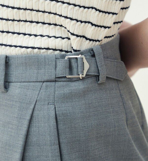 MACPHEE「ストレッチトロピカル ストレートパンツ」|スラックス|