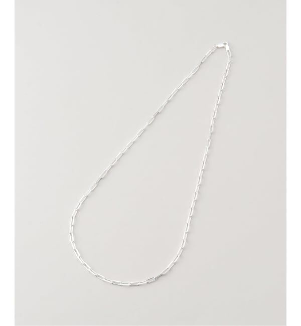  「【blancle/ ブランクレ】SV・Long oval chain necklace」|ネックレス|