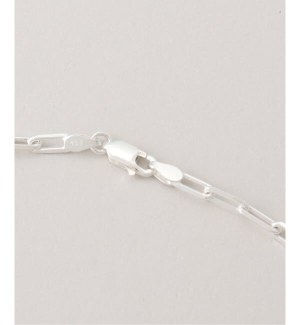  「【blancle/ ブランクレ】SV・Long oval chain necklace」|ネックレス|