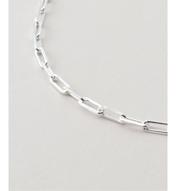  「【blancle/ ブランクレ】SV・Long oval chain necklace」|ネックレス|