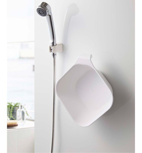 journal standard Furniture「《WEB限定》【tower/タワー】マグネット&引っ掛け湯おけ」|トイレタリー・ランドリーグッズ|ホワイト