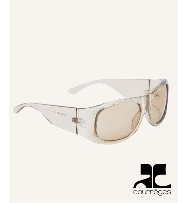 EYETHINK「【COURREGES / クレージュ】HOLY SUNGLASSES SAND」|サングラス|ブラウン B