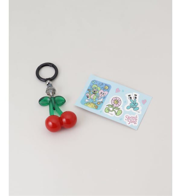 JOINT WORKS「String Ting / ストリング ティング Cherry Drop Bag Charm」|キーケース|
