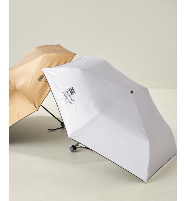 Plage「TRADITIONAL WEATHERWEAR LT WEIGHT UMBRELLA 折りたたみ傘」|傘|シルバー