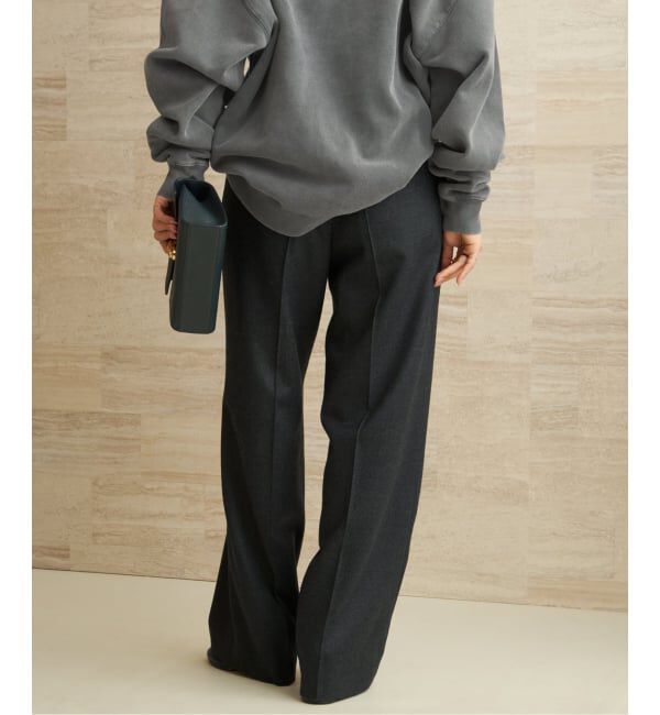 Plage「Elegant Saxony パンツ」|スラックス|