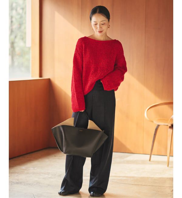 Plage「Elegant Saxony パンツ」|スラックス|