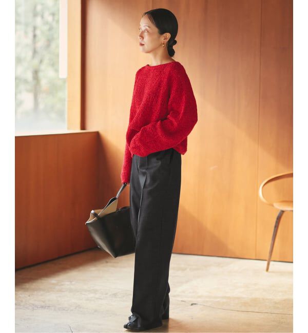 Plage「Elegant Saxony パンツ」|スラックス|