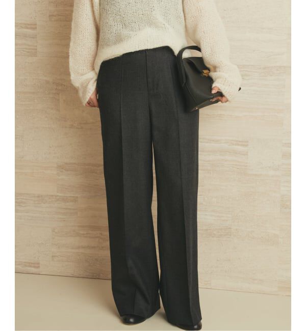 Plage「Elegant Saxony パンツ」|スラックス|