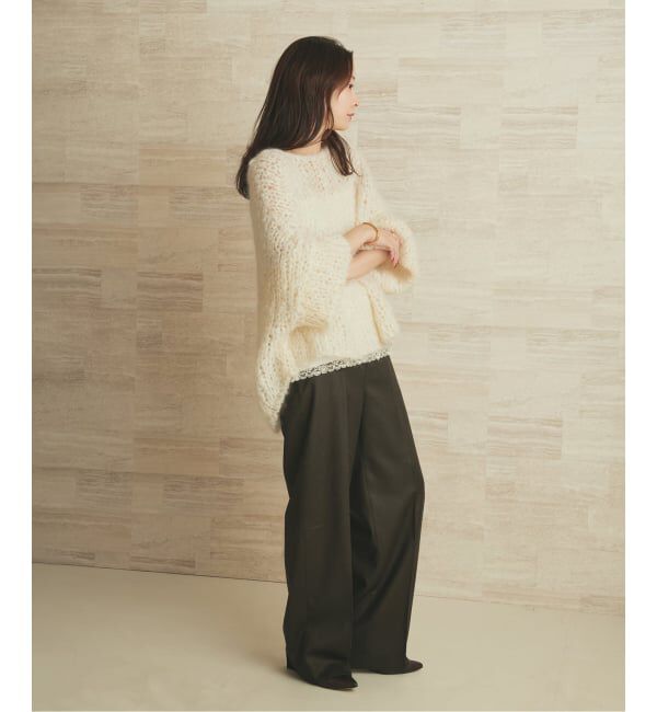 Plage「Elegant Saxony パンツ」|スラックス|