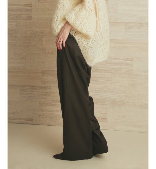 Plage「Elegant Saxony パンツ」|スラックス|