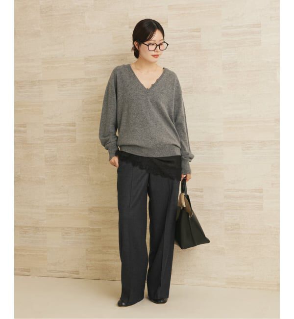 Plage「Elegant Saxony パンツ」|スラックス|