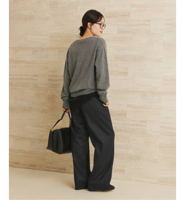 Plage「Elegant Saxony パンツ」|スラックス|