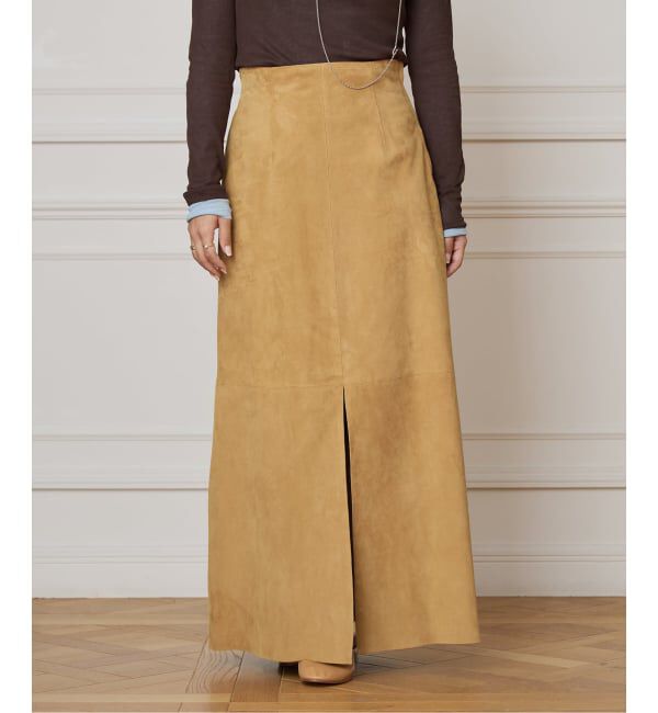 IENA LA BOUCLE「IENA LA BOUCLE ゴートスエードタイトスカート」|スカート|