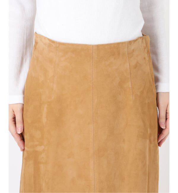 IENA LA BOUCLE「IENA LA BOUCLE ゴートスエードタイトスカート」|スカート|