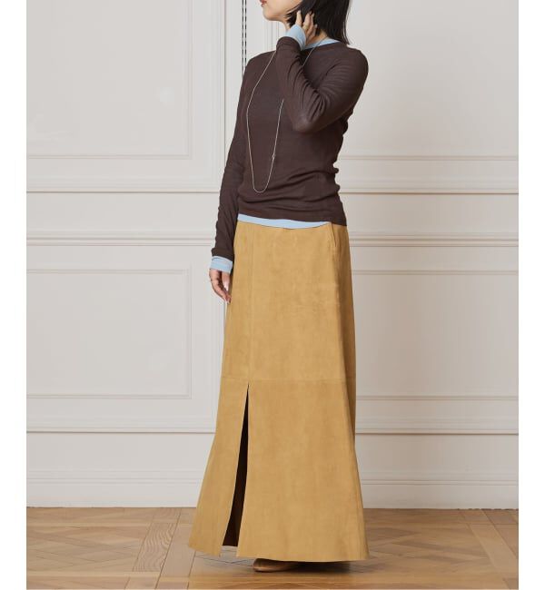 IENA LA BOUCLE「IENA LA BOUCLE ゴートスエードタイトスカート」|スカート|