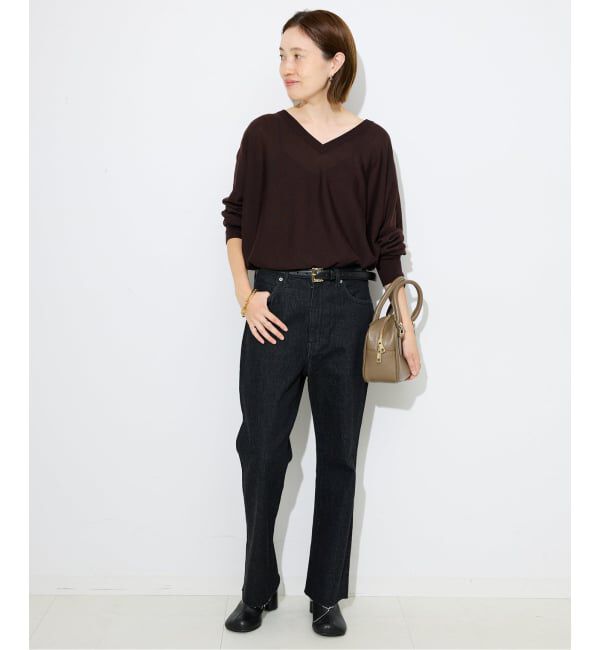 SLOBE IENA「LE DENIM MOMMY ANKLE LEG」|デニム|