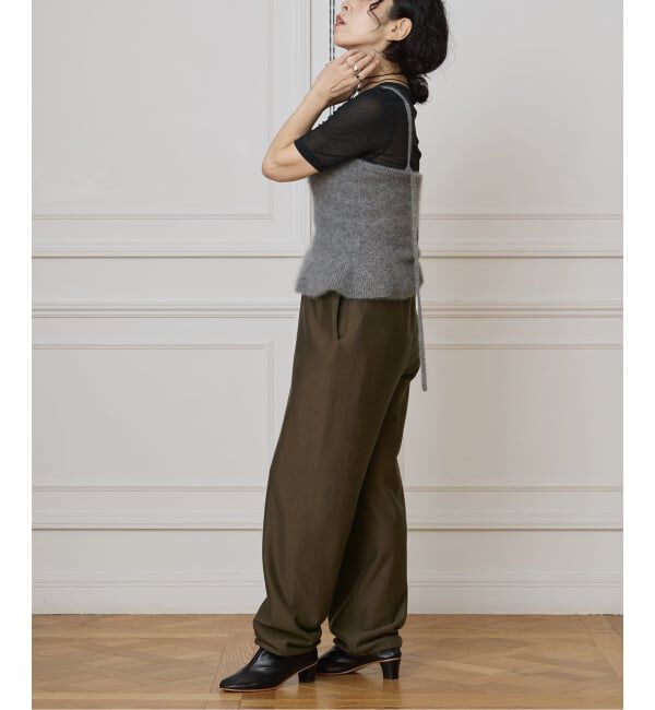 IENA LA BOUCLE「IENA LA BOUCLE ファーニットキャミソール」|ニット・セーター|