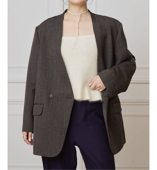 IENA LA BOUCLE「IENA LA BOUCLE ファーニットキャミソール」|ニット・セーター|