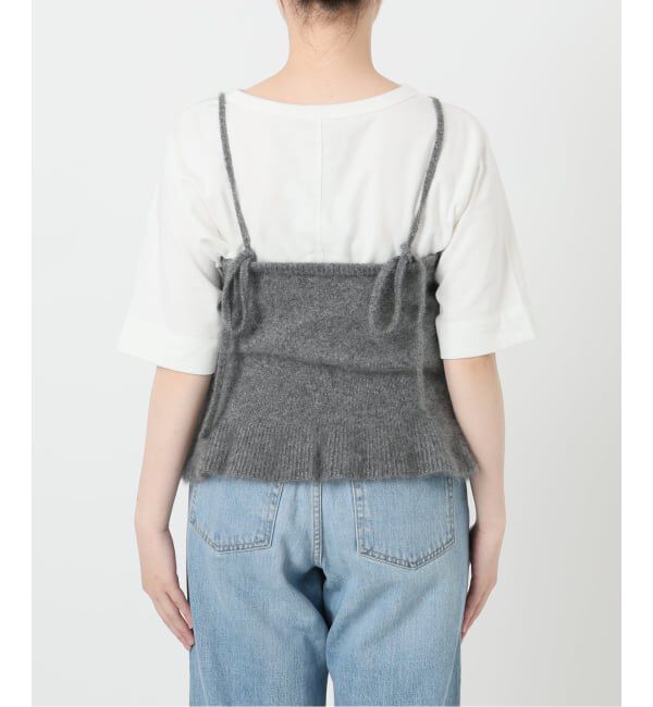 IENA LA BOUCLE「IENA LA BOUCLE ファーニットキャミソール」|ニット・セーター|