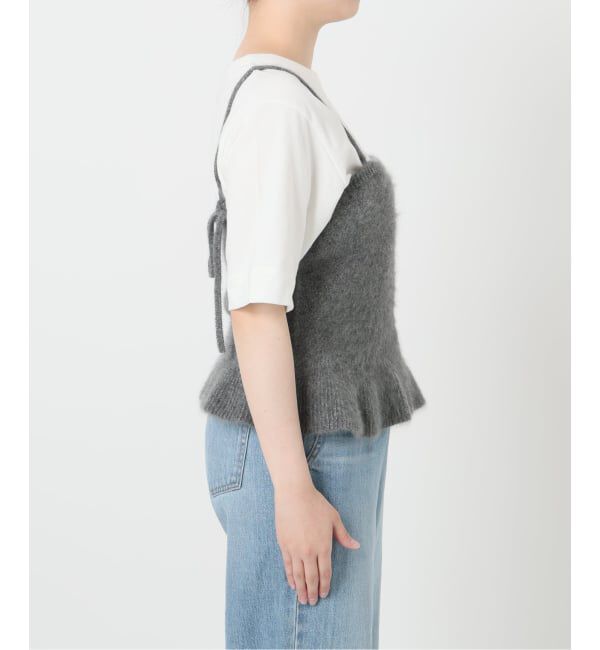 IENA LA BOUCLE「IENA LA BOUCLE ファーニットキャミソール」|ニット・セーター|